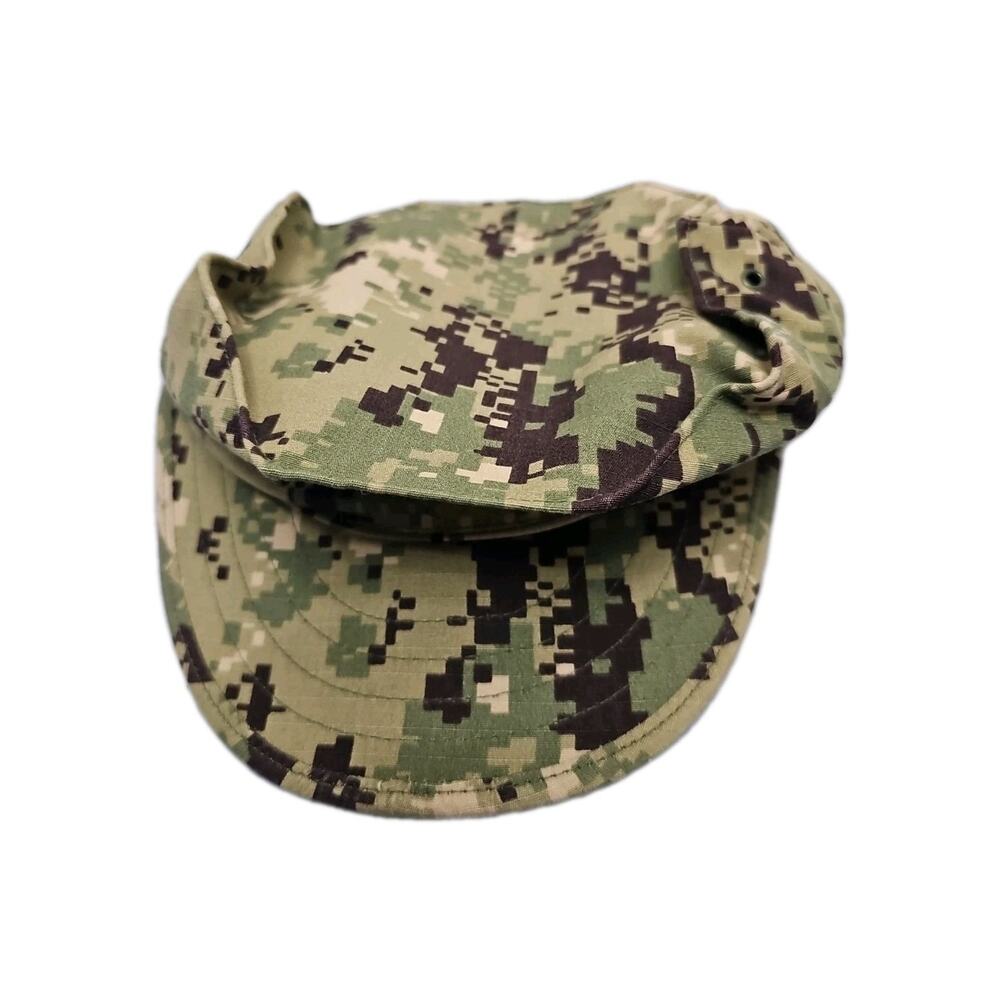 US Navy Working Type III Digital Woodland Camo Fitted 7 Hat Cap Military Combat